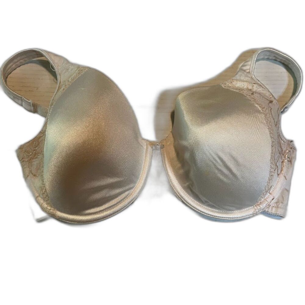 Bali Full Coverage Lightly Padded  Underwire Lace Trim on Front & Sides Bra 38D